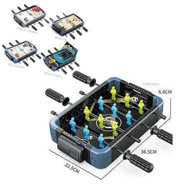 5-in-1 Multi Game Table | Multiplayer Games Including Football Basketball & Table Tennis